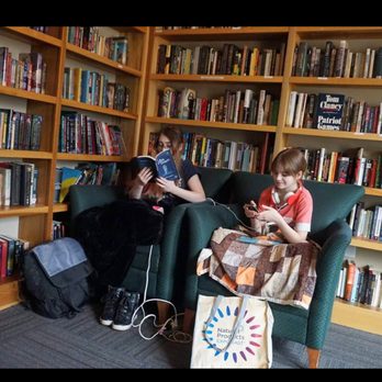 Fairhaven School - There is a well stocked library and cozy spots to sit and read. - Private Schools Near Me - Upper Marlboro, Maryland