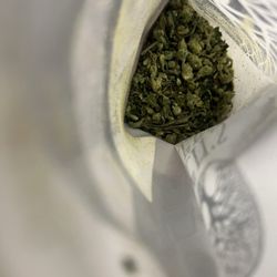 Ethos Dispensary - Lebanon - The trash in the garbage bag. I got off work tonight with my handful of blunt wraps, and I was met with disappointment.