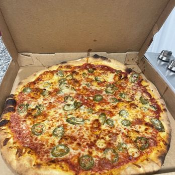 Woody's Pizza - 18" jalopeno and pepperoni - Pizza Near Me - Folly Beach, South Carolina Woody's Pizza - 18" jalopeno and pepperoni - Pizza Near Me - Folly Beach, South Carolina