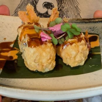 Haruka Sake and Sushi - We also got to try the chef special stuffed shrimp - Sushi Bars Near Me - Pasadena, California