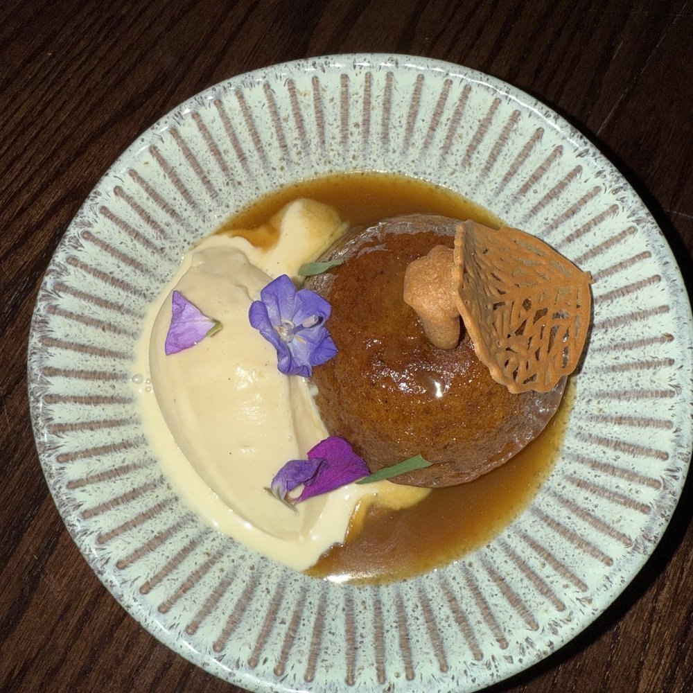 Salt & Brick - Pumpkin Sticky Toffee Pudding + Coffee Ice Cream (unsure of flavor of ice cream) - Desserts Near Me - Calgary, Alberta Salt & Brick - Pumpkin Sticky Toffee Pudding + Coffee Ice Cream (unsure of flavor of ice cream) - Desserts Near Me - Calgary, Alberta