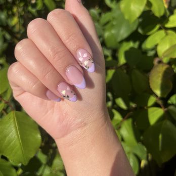 Magic Nails - Lilac spring gel X almond - Nail Salons Near Me - Buena Park, California Magic Nails - Lilac spring gel X almond - Nail Salons Near Me - Buena Park, California