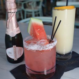 Salted watermelon and pina no-lada