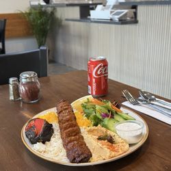 Naab Restaurant - Koobideh plate