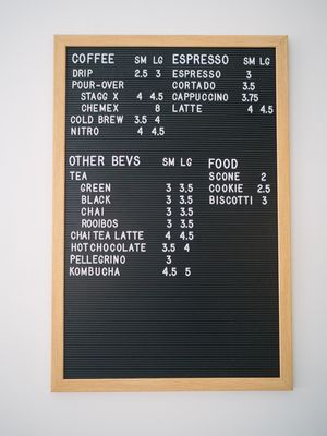 Menu photo 8 Indie Coffee Roasters Carmel, IN