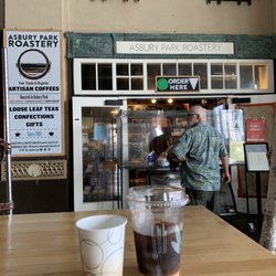 Asbury Park Roastery - This is what you get with a $5 iced cold brew. Confirmed 4oz of coffee, I've and milk. THIS is NOT ok.