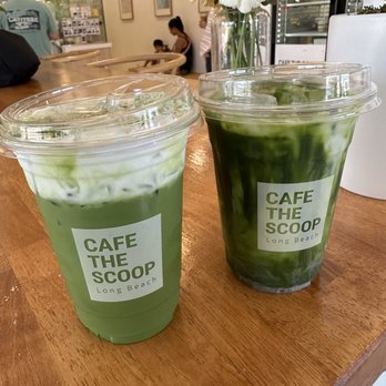 Cafe The Scoop - Matcha einspanner and banana matcha - Cafes Near Me - Long Beach, California Cafe The Scoop - Matcha einspanner and banana matcha - Cafes Near Me - Long Beach, California