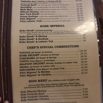 Kobe Teppan & Sushi - Teppan-Yaki Dinner - Japanese Near Me - Tempe, Arizona