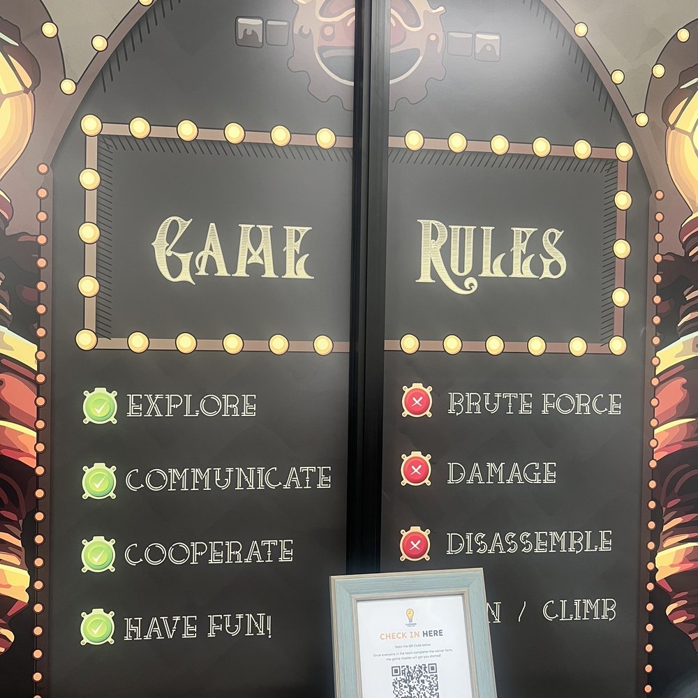 Clockwise Escape Room Pleasanton - Game rules! Have fun :) - Escape Games Near Me - Pleasanton, California