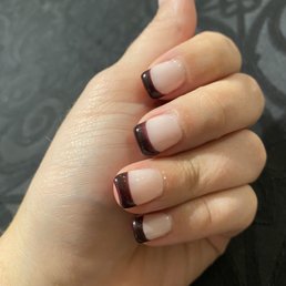 LCN Gel Manicure with color French LCN Gel Manicure with color French