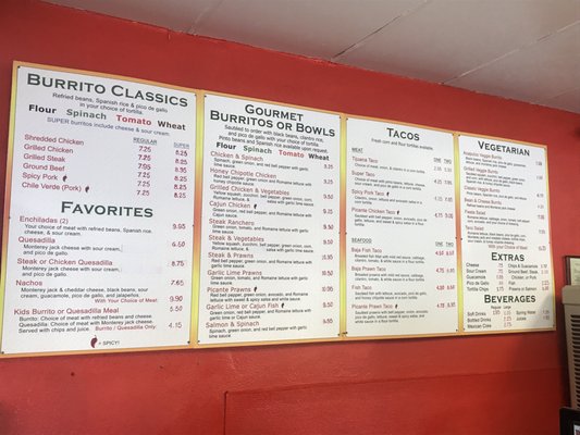 Menu photo 3 The Burrito Shop Oakland, CA