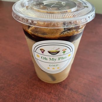 Oh My Pho - Cafe Sua Da (Vietnamese ice coffee w condensed milk) - Vietnamese Near Me - Lawndale, California