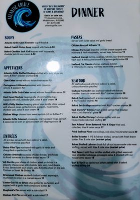 Menu photo 4 Atlantic Grille Middletown, RI