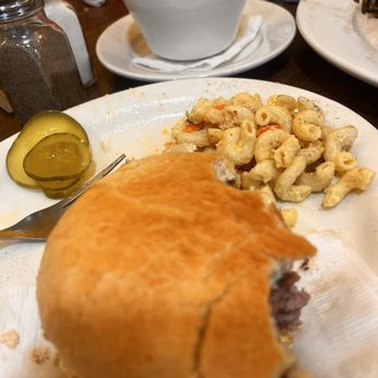Tucci's Family Diner - Classic burger home made Cole slaw and macaroni salad.. - Diners Near Me - Waterloo, New York Tucci's Family Diner - Classic burger home made Cole slaw and macaroni salad.. - Diners Near Me - Waterloo, New York