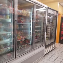 Shell - Frozen goods like ice cream and pizza burritos etc.