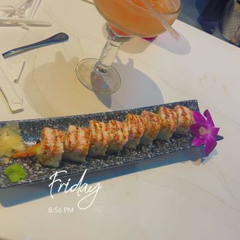 Ronin - a plate of sushi and a drink - Sushi Bars Near Me - Monroe, Louisiana