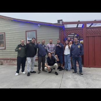 Spanish Town - Our teamsters brother and sisters out here supporting the Republic strike line came to have dinner together - Art Galleries Near Me - Half Moon Bay, California