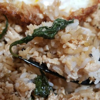Elephant Thai Restaurant - Close up basil stir fry over rice - Thai Near Me - Rancho Cucamonga, California Elephant Thai Restaurant - Close up basil stir fry over rice - Thai Near Me - Rancho Cucamonga, California