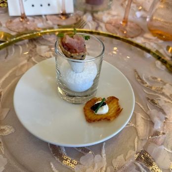 Style-Architects Weddings - The teaser "amuse bouche" course starting the 5 course dinner - Wedding Planning Near Me - Minneapolis, Minnesota Style-Architects Weddings - The teaser "amuse bouche" course starting the 5 course dinner - Wedding Planning Near Me - Minneapolis, Minnesota