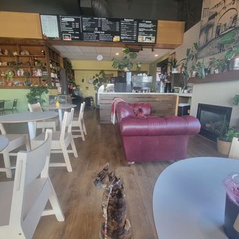 Antigua Coffee - Dining area with Baxter - Coffee & Tea Near Me - Meridian, Idaho
