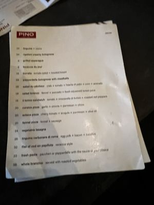 Menu photo 6 PINO Phoenix, AZ