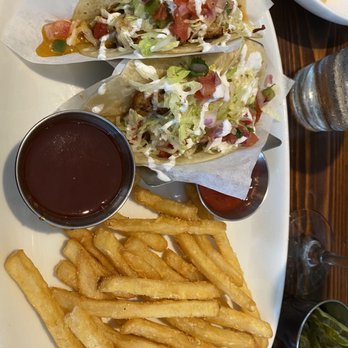 Standard Service - Heath - Shrimp tacos and fries - New American Near Me - Heath, Texas