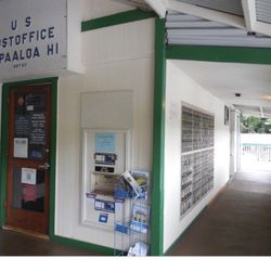 US Post Office - A lot of history at the Papaaloa post office.