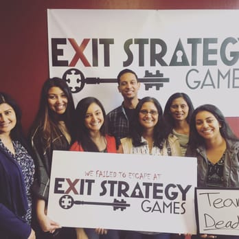 Exit Strategy Games - bc "team analysis paralysis" was too many characters for our sign! Hahah. - Escape Games Near Me - Elk Grove, California