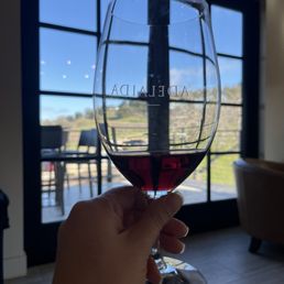 Wine pour and view Wine pour and view