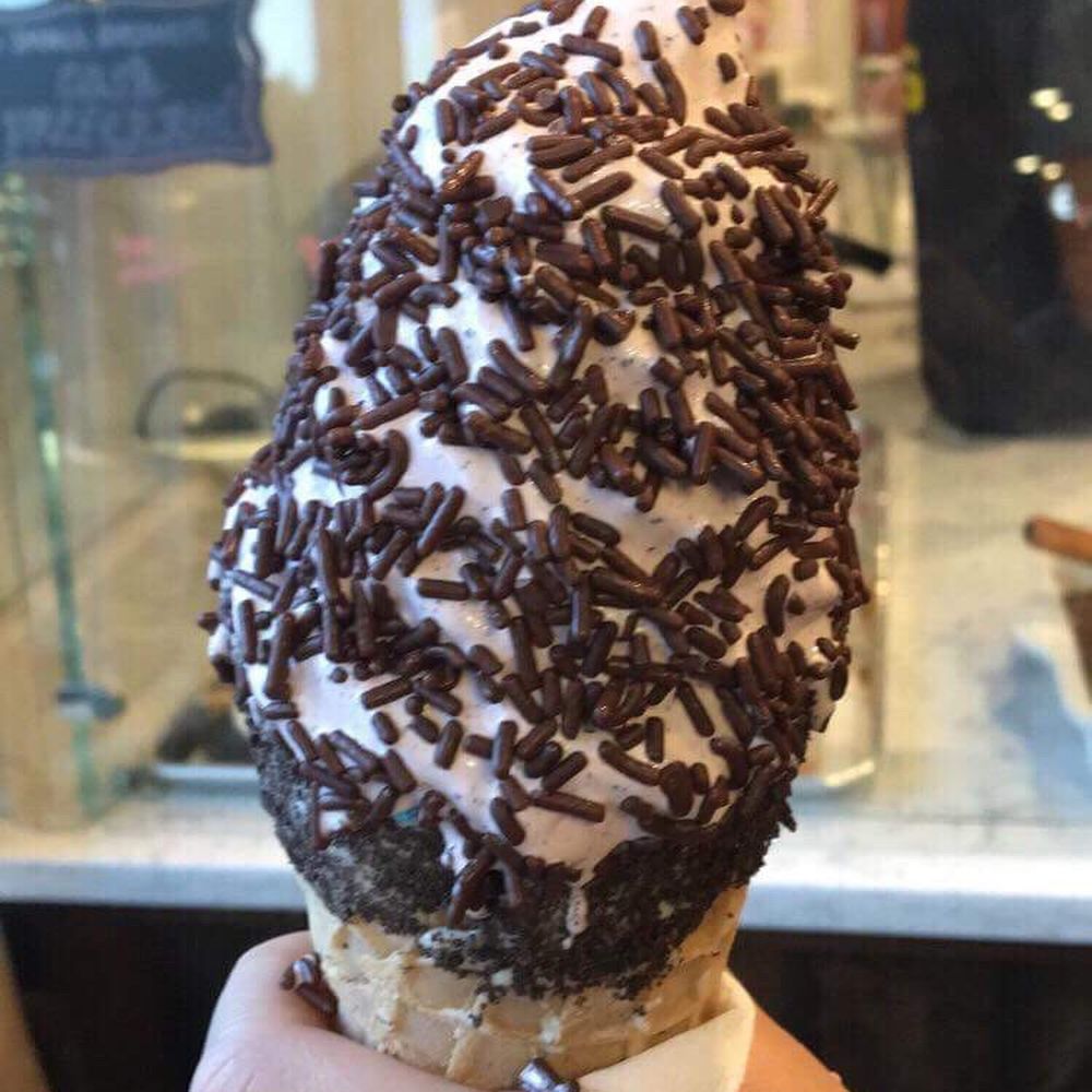 Bmore Licks - The raven: blackberry with Oreo bits - Ice Cream & Frozen Yogurt Near Me - Baltimore, Maryland Bmore Licks - The raven: blackberry with Oreo bits - Ice Cream & Frozen Yogurt Near Me - Baltimore, Maryland