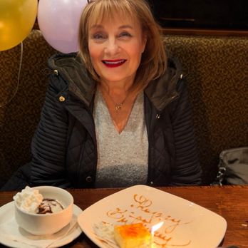 Firebirds Wood Fired Grill - Myself, with my yummy birthday desert! - Seafood Near Me - Gainesville, Virginia Firebirds Wood Fired Grill - Myself, with my yummy birthday desert! - Seafood Near Me - Gainesville, Virginia