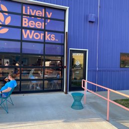 Exterior outside entrance of Lively Beerworks - Oklahoma City, Oklahoma Exterior outside entrance of Lively Beerworks - Oklahoma City, Oklahoma