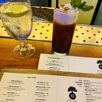 O-Ku - The Thai ice tea is made with cardamom, coconut milk, etc. it's beyond amazing. - Sushi Bars Near Me - Washington Dc, District of Columbia