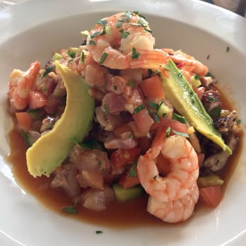 Muelle 3 - This was a HALF ORDER of ceviche. More than enough to share between two of us - Seafood Near Me - Ensenada, BCN