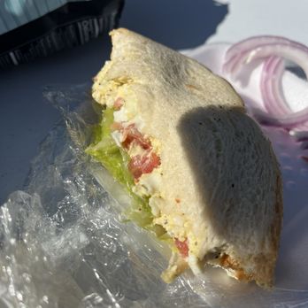 T C's Yummies - Egg salad sandwich - Ice Cream & Frozen Yogurt Near Me - Fullerton, California T C's Yummies - Egg salad sandwich - Ice Cream & Frozen Yogurt Near Me - Fullerton, California