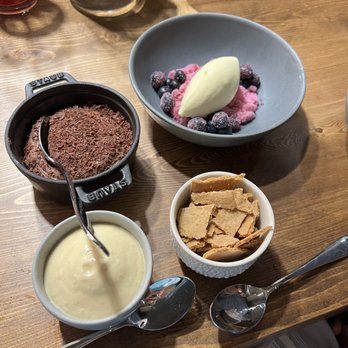 Twelve - Chocolate mousse, berries and yogurt - New American Near Me - Portland, Maine Twelve - Chocolate mousse, berries and yogurt - New American Near Me - Portland, Maine