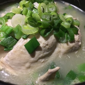 KoSam - Their signature dish, the Koryo Samgyetang: tender and juicy, but also a bit bland - Korean Near Me - North York, Ontario