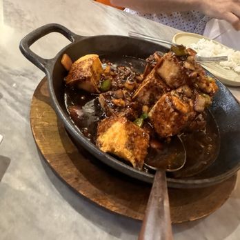 Phat Eatery - Sizzling Tofu with diced Chicken and Shrimp - Malaysian Near Me - The Woodlands, Texas
