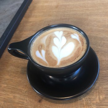 Caffeine Roasters - Hot latte . Don't be confused it's my friends - Coffee Roasteries Near Me - Tampa, Florida