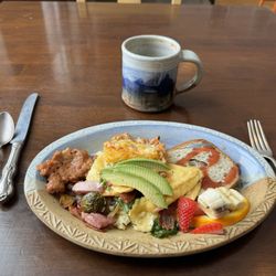 Faye's Cafe - The chef's special creation. Amazingly good.