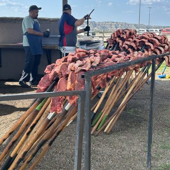 Pitchfork Steak Fondue - Steaks ready to be cooked - Steakhouses Near Me - Medora, North Dakota Pitchfork Steak Fondue - Steaks ready to be cooked - Steakhouses Near Me - Medora, North Dakota