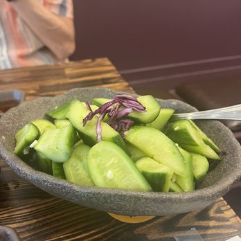 Dumpling Hours - Cucumber Salad with Crushed Garlic - Dim Sum Near Me - Palo Alto, California Dumpling Hours - Cucumber Salad with Crushed Garlic - Dim Sum Near Me - Palo Alto, California