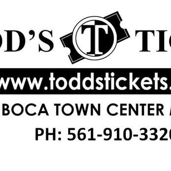 Todd's Tickets - Ticket Sales Near Me - Boca Raton, Florida Todd's Tickets - Ticket Sales Near Me - Boca Raton, Florida