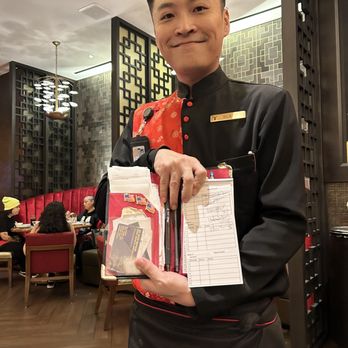 Hong Bao Kitchen - Rick with his flag pin collection getting bigger, excellent service always at the Hong Bau. - Asian Fusion Near Me - S Highland, California Hong Bao Kitchen - Rick with his flag pin collection getting bigger, excellent service always at the Hong Bau. - Asian Fusion Near Me - S Highland, California