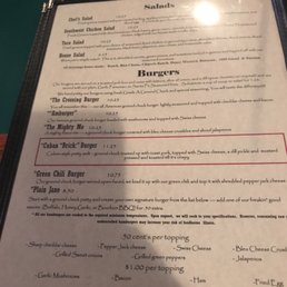 Menu peek Menu peek