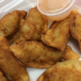 Cha For Tea - Chicken potstickers/fried dumplings also come with a side of sweet and sour sauce - Coffee & Tea Near Me - Irvine, California Cha For Tea - Chicken potstickers/fried dumplings also come with a side of sweet and sour sauce - Coffee & Tea Near Me - Irvine, California