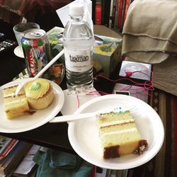 York Recreation Centre - 2 slices of cake, a cupcake a water bottle & can of Diet Coke from free refreshments at Opening Day of York Recreation Centre