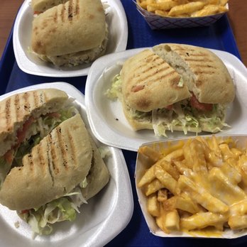 Lee's Hamburgers - Chicken Caesar sandwich and cheesy fries - Hot Dogs Near Me - Metairie, Louisiana Lee's Hamburgers - Chicken Caesar sandwich and cheesy fries - Hot Dogs Near Me - Metairie, Louisiana