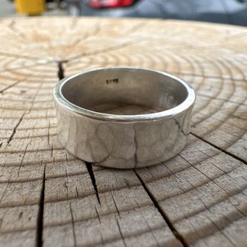 Hammered & Pickled Jewelry - Silver Ring - Jewelry Near Me - Vancouver, British Columbia Hammered & Pickled Jewelry - Silver Ring - Jewelry Near Me - Vancouver, British Columbia
