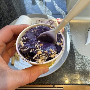 Joia Burger - Ube soft serve with coconut - Burgers Near Me - Washington, DC, District of Columbia